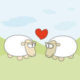 Das Liebesdrama der beiden Schafe Siff Philis und Vragina